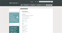 Desktop Screenshot of jobs.bimona.be